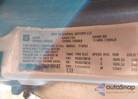 2010 Chevrolet Colorado 1Lt from USA, damaged, VIN 1GCJTCD93A8109187